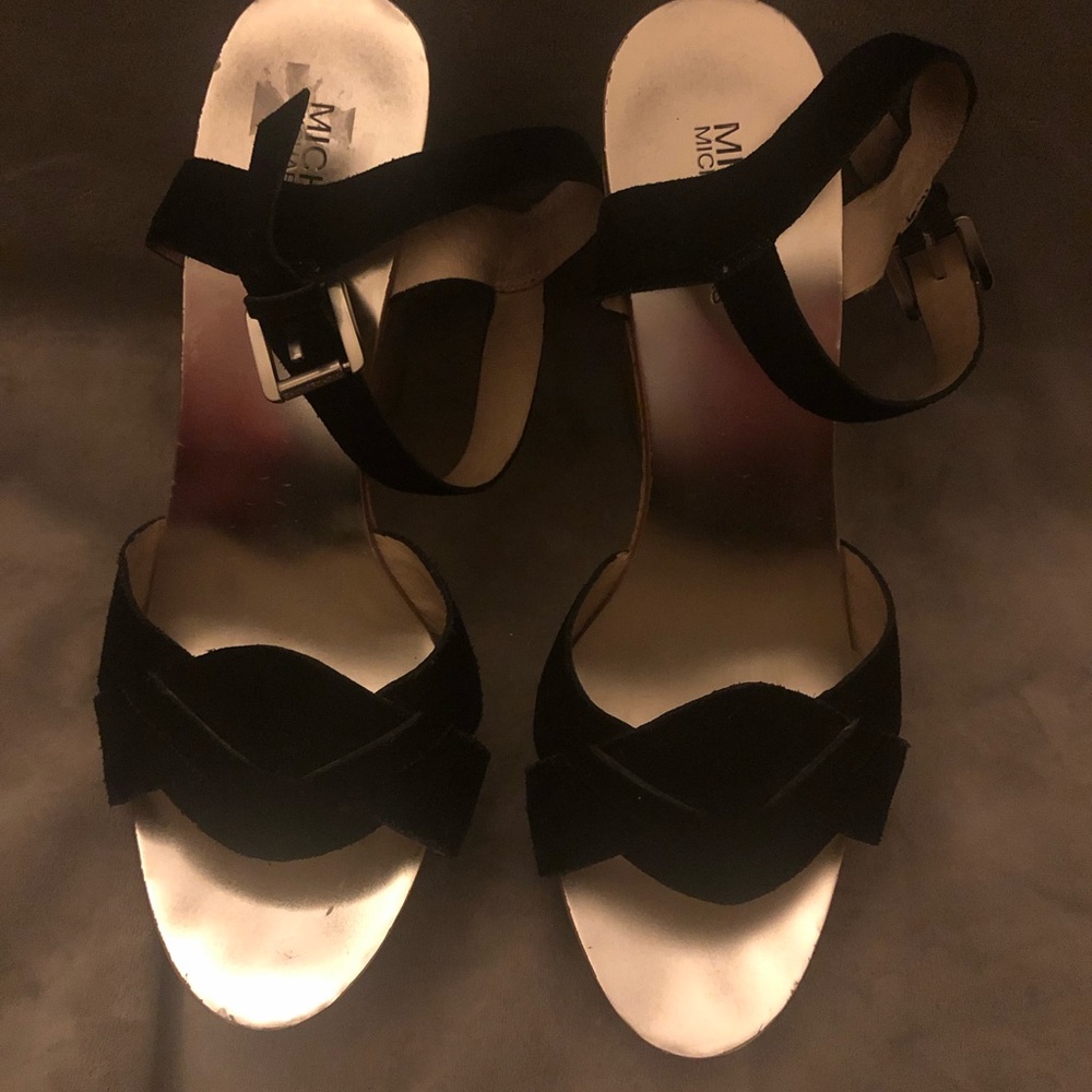 Black Micheal Kors Wedges